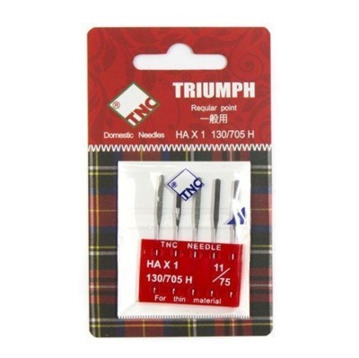 Иглы для БШМ TRIUMPH New 130/705H Универсальные №75 (уп.5шт) (1)