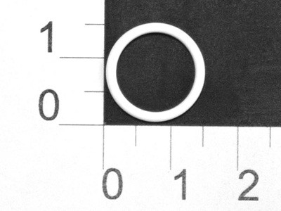 Кольцо металл крашенный d=12мм 1200В белый (упаковка 1000 штук) (0)