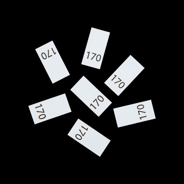 Р170ПБ 170 - размерник - белый (уп.200 шт)1