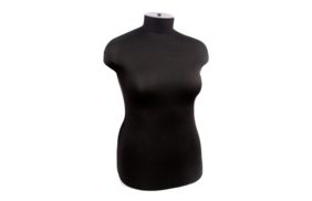 манекен женский р52 (104-84-110) мягкий цв чёрный купить по цене 9266 руб - в интернет-магазине Веллтекс | Ульяновск
